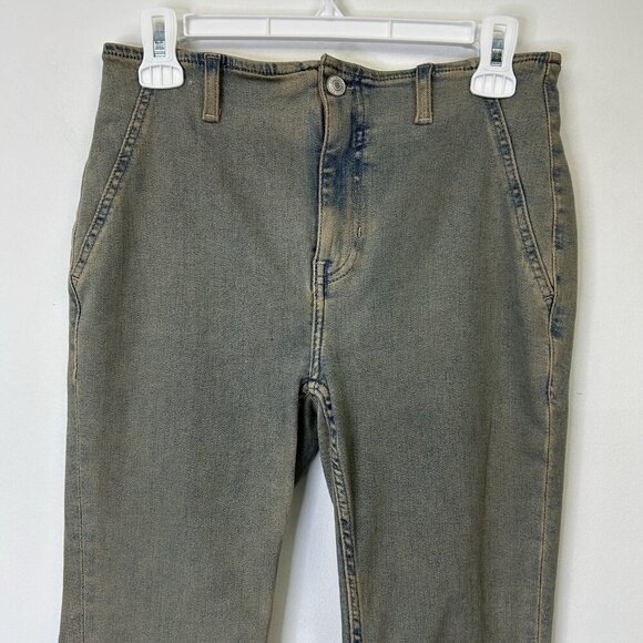 Free People Level Up Slit Bootcut Jeans Womens Size 28 Short 28S We The Free - Picture 4 of 11